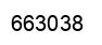 Number 663038 black image