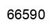 Number 66590 black image