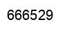 Number 666529 black image