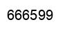 Number 666599 black image