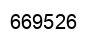 Number 669526 black image