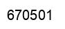 Number 670501 black image
