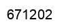 Number 671202 black image
