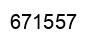 Number 671557 black image