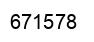Number 671578 black image