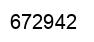 Number 672942 black image