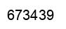 Number 673439 black image