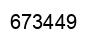 Number 673449 black image