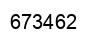Number 673462 black image
