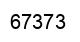 Number 67373 black image