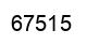 Number 67515 black image