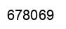Number 678069 black image