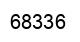 Number 68336 black image