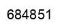 Number 684851 black image