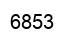 Number 6853 black image