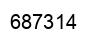 Número 687314 imagen negro
