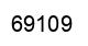 Number 69109 black image