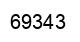 Número 69343 imagen negro