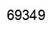 Number 69349 black image