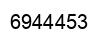 Número 6944453 imagen negro
