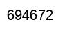 Number 694672 black image