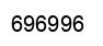Number 696996 black image
