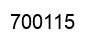 Número 700115 imagen negro