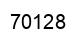 Number 70128 black image