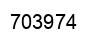 Number 703974 black image