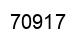 Number 70917 black image
