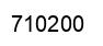 Number 710200 black image