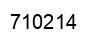Number 710214 black image