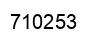 Number 710253 black image