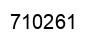 Número 710261 imagen negro
