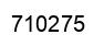 Number 710275 black image