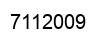 Number 7112009 black image