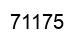 Number 71175 black image