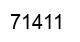 Número 71411 imagen negro
