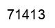 Número 71413 imagen negro