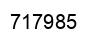 Number 717985 black image