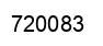 Number 720083 black image