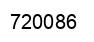 Number 720086 black image