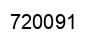 Number 720091 black image