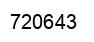 Número 720643 imagen negro