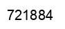 Number 721884 black image