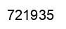 Number 721935 black image