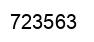 Number 723563 black image