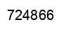 Number 724866 black image