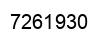 Number 7261930 black image