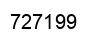 Number 727199 black image